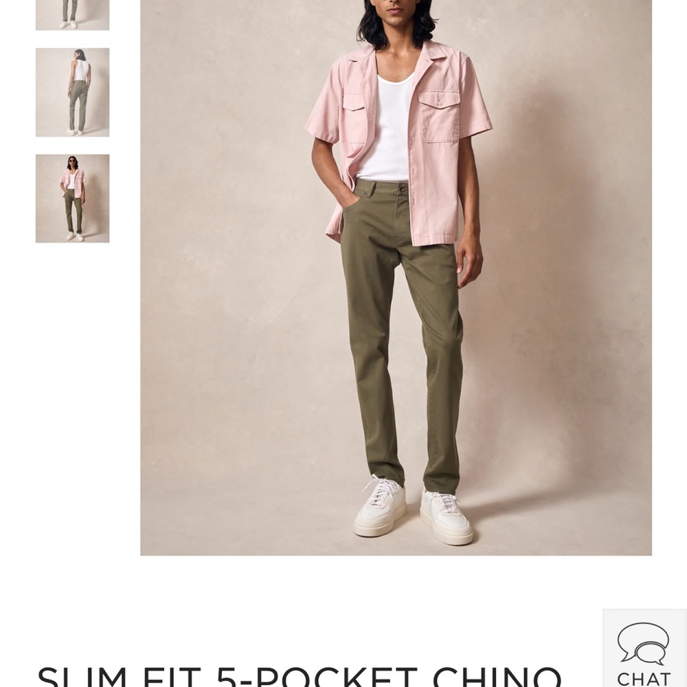 Todd Snyder Olive Chino Pants